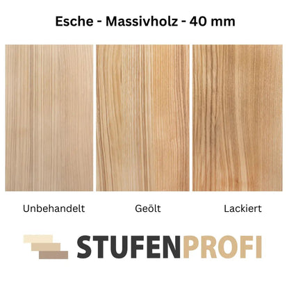 Stufen nach Maß - Esche - Stufenprofi