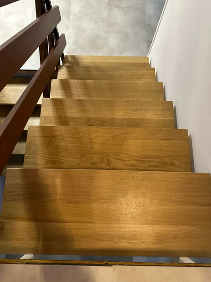 Treppenstufe Eiche Massivholz 40 mm - Stufenprofi